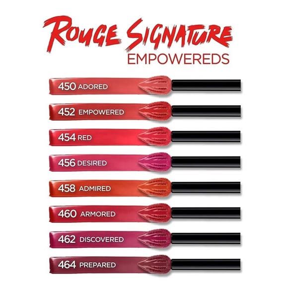 L’Oréal Paris Rouge Signature Matte Lip Stain, 454 Red - Picture 6 of 9